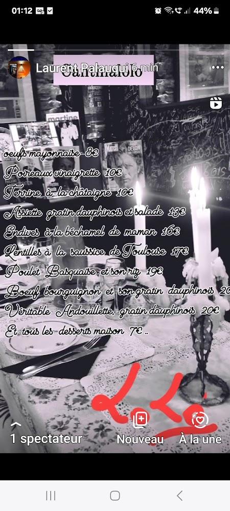 Restaurant Cantinalolo - Menu Image 2